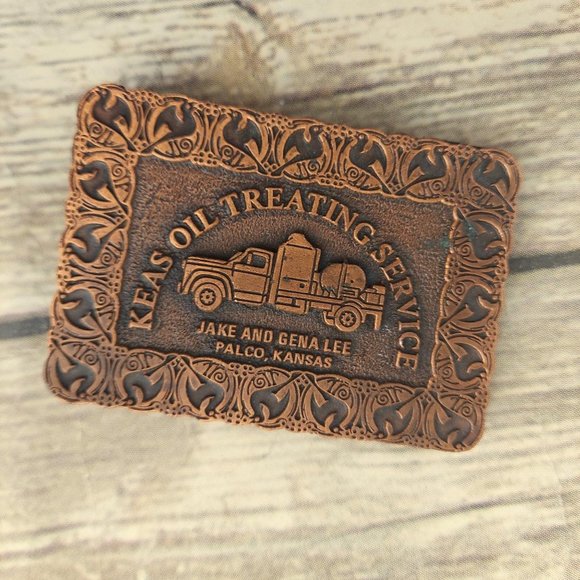Keas Oil Treating Service Belt Buckle Palco KS - Picture 10 of 10